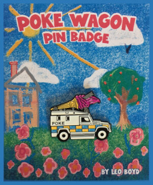 Poke Wagon Pin Badge