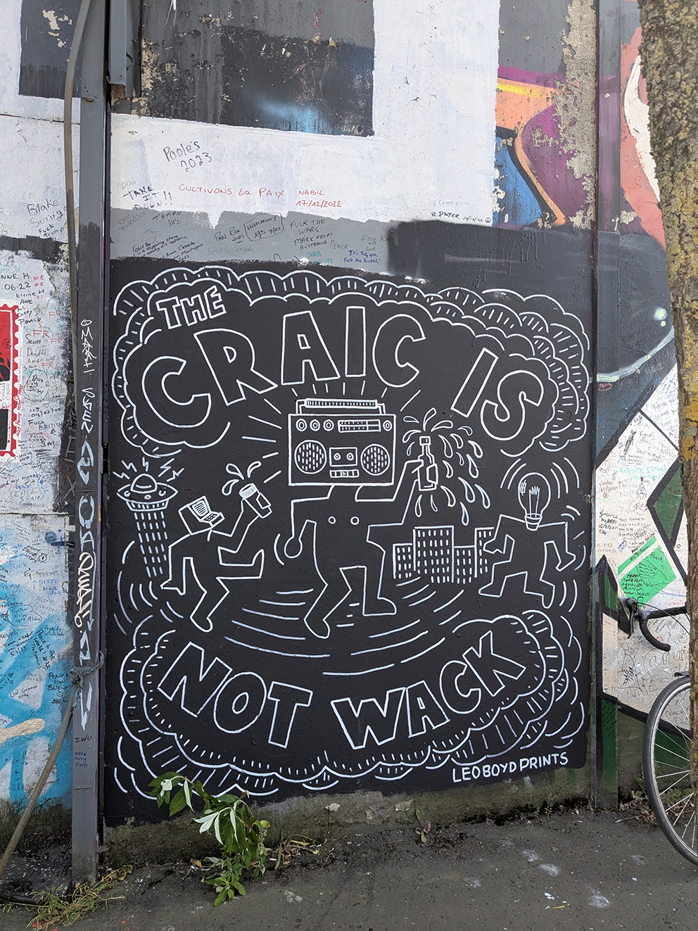 The Craic is Not Wack (Peace Wall edition)