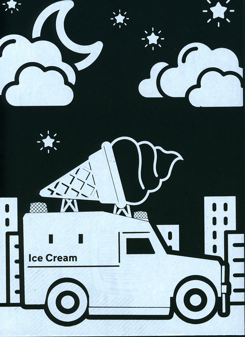 Ice Cream Wagon by Night