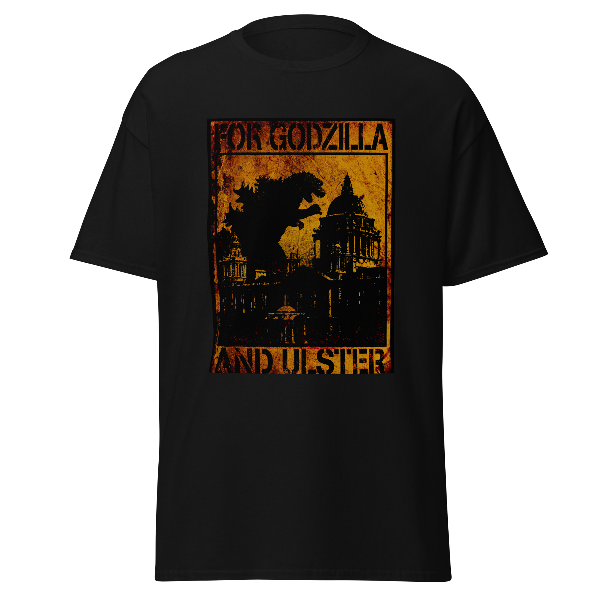 For Godzilla and Ulster Unisex classic tee (black) - Image 2