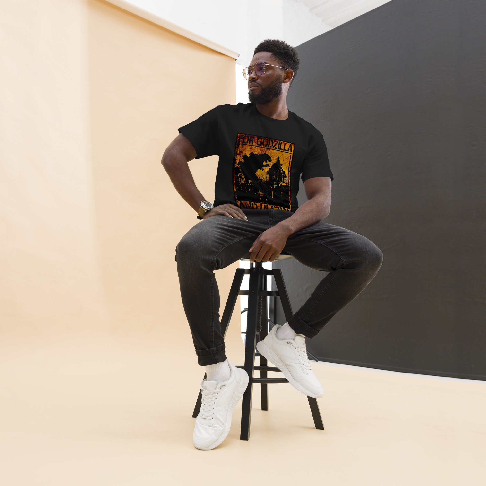 For Godzilla and Ulster Unisex classic tee (black) - Image 3