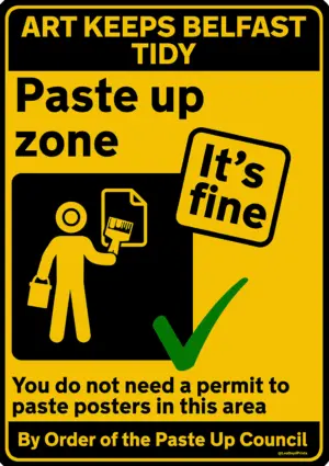 Paste Up Zone
