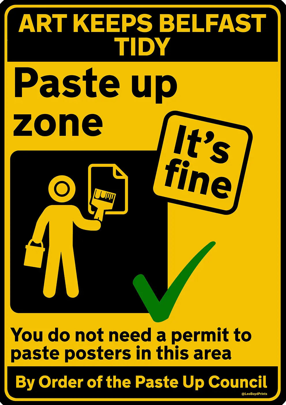 Paste Up Zone